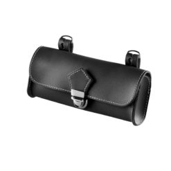 Satteltasche MOPED KINGS ECHTLEDER (L 170 x H 75 x T 45mm) in schwarz