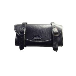 Satteltasche MOPED KINGS VINTAGE - MONOCOLOR (L 165 x B 85 x T 45mm) in sch