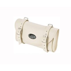 Satteltasche MOPED KINGS VINTAGE - MONOCOLOR (L 165 x B 85 x T 45mm) in wei