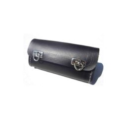 Satteltasche MOPED KINGS ECHTLEDER (L 175 x B 85 x T 40mm) in schwarz