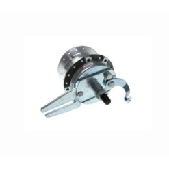 Radnabe MOPED KINGS HINTEN inkl. Bremsteller, Radlager und Achse, aus Alu-