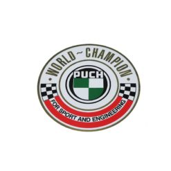 Sticker PUCH WORLD CHAMPION Ø 50mm