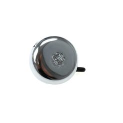 Glocke MOPED KINGS Kleeblatt- Prägung, Ø 55mm in chom