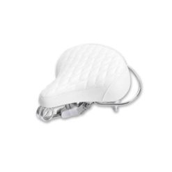 Sattel MOPED KINGS PROJECT 346 - DIAMOND in weiss (31.5 x 30 x 16cm)