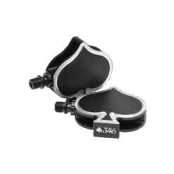 Pedalen MOPED KINGS PROJECT 346 in alu- schwarz (L 9.5 x B 12 x H 2.3cm