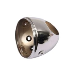 Scheinwerfergehäuse NO NAME OLD SCHOOL EIER Ø 98mm, in chrom (seitl. Be