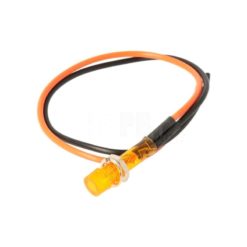 Kontrollleuchte MOPED KINGS 12V - Ø 8mm in orange inkl. Kabel