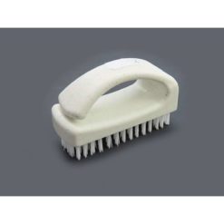 Hand- und Nagelbürste MOPED KINGS in weiss (L 9 x B 3.5 x H 4cm)