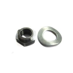 Mutter MOPED KINGS inkl. Unterlagsscheibe für Kupplungsbefestigung zu Puch