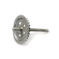 Tretachse PIAGGIO (leer) NOS mit 32 Zähnen für runde Tretkurbelaufnahme zu