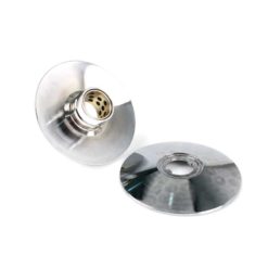 Scheibenhälften- Set MOPED KINGS (Paar) CNC Ø 100 mm für Variomatkupplung h