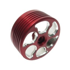 Kupplungsglocke MOPED KINGS HIGHEND.. CNC in rot zu Piaggio (375gr)