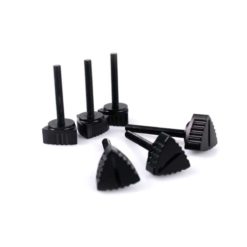 Seitenschutzschrauben- Set MOPED KINGS CNC schwarz- eloxiert zu Puch Maxi S