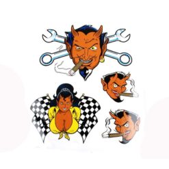 Sticker-Set MERYT Satans (14 x 16cm)