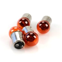 Glühfaden- Birne NO NAME Standard 12V/21-5W (Sockel: BAY15D - G) in Orange