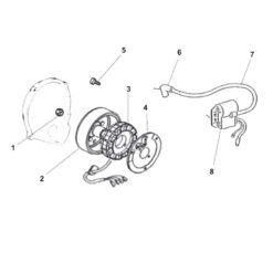 Zündkabel MINARELLI ORIGINAL (entstört) für Zündung zu AM6