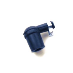 Kerzenstecker Universal (aus Gummi, nicht entstört) SCHWARZ
