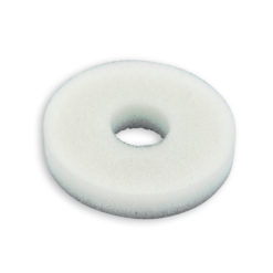 Zierschwamm NN PRODUCTS für Tank/Tankdeckel in weiss, gewellt