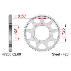 Zahnkranz Aprilia, Malaguti, Mondial, Rieju 428/69Z