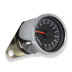 Drehzahlmesser elektronisch HH Ø60mm Zifferblatt schwarz, Beleuchtung blau