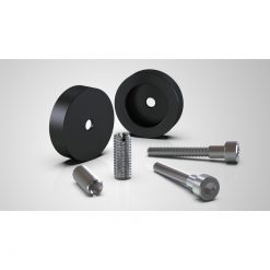 Anbaukit HIGHSIDER Kawasaki für Lenkerendspiegel, Lenkergewichte, Hebelschützer