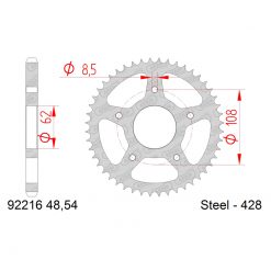 Zahnkranz Stahl 428 / 54 Zähne