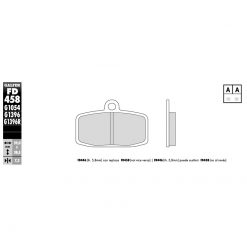 Bremsbeläge Galfer Sinter-Offroad Racing