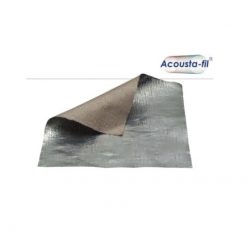 Hitzedämmmatte *ACOUSTA-FIL* HEAT BARRIER Glasfaser, Aluminium 250x250mm 200g