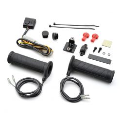 Griffe beheizbar / Heizgriffe Ø 22mm einstellbar DAYTONA 4 Stufen L: 128mm