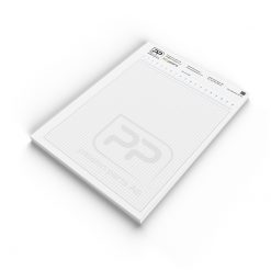 Schreibblock A4 50 Blatt 90g/m2 Leimung am Kopf PP passion parts AG