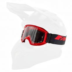 Cross-Brille rot FANTIC NEWERA 2 mit Band schwarz, transparent