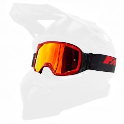 Cross-Brille rot FANTIC NEWERA 1 mit Band schwarz, orange-rot, verspiegelt