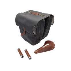 BROOKS MIELE Kit Seitentaschen Paar, Sattelüberzug, Griffe Paar Fantic E-Bike