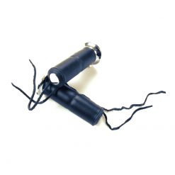 Griffe PRO GRIP (Paar) Leder-look, mit Fransen in schwarz