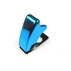 Sicherheitsabdeckung mit Feder Rally blau eloxiert