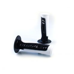 Griffe DOPPLER (Paar) CROSS CONCEPT (Ø 22 x 125mm) in SCHWARZ/WEISS (gesch