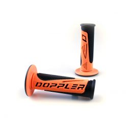 Griffe DOPPLER (Paar) CROSS CONCEPT (Ø 22 x 125mm) in ORANGE/SCHWARZ (gesc