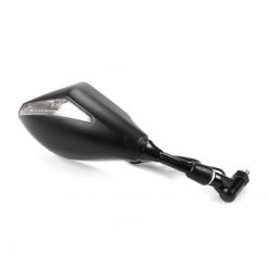 Spiegel VICMA DE LUXE in SCHWARZ mit LED Blinker (147 x 91mm) RECHTS (Befe