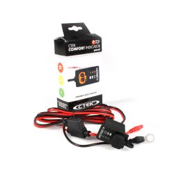 Einbau Ladeanschluss CTEK inkl. LED Anzeige mit Ringkabelschuh 8,4 mm