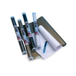 Tankpad Folie OXFORD CARBON-LOOK zum individuell zuschneiden (Grösse: 43 x