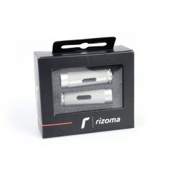 Fussraster RIZOMA (Paar) PRO Fahrer oder Sozius in SILBER (benötigt Adapte