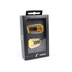 Fussraster RIZOMA (Paar) TOURING Fahrer oder Sozius in GOLD (benötigt Adap