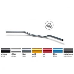 Lenker LSL STREET BAR (A00) Ø 22mm aus Alu in SILBER (B 820 x H 55 - 90mm