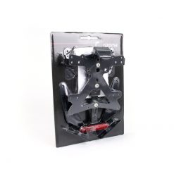 Kennzeichenhalter RIZOMA FOX in SCHWARZ zu Kawasaki inkl. Kennzeichenbeleu