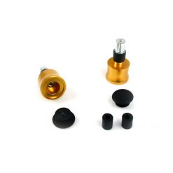 Lenkerendzapfen LSL (Paar) STYLE in GOLD aus ALU (Ø 35 x 28mm) 85gr