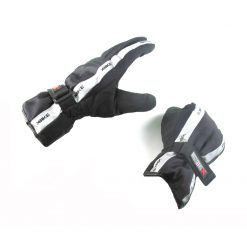 Handschuhe XBIKE (Paar) SCOOTER PRO in Schwarz-Grau mit Reflektierstreifen