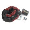Kettenschloss XBIKE KOBRA FORCE mit gepanzertem KONIG -Schloss (40 x 40 x
