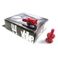 Ständeraufnahme XBIKE (Paar) in ROT zu Honda/Suzuki/Ducati mit Gewinde M8