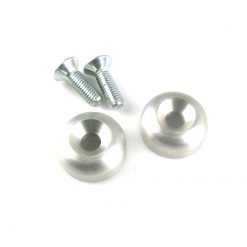 Lenkerendzapfen XBIKE orignal Ersatz in SILBER zu Kawasaki mit M8 Gewinde