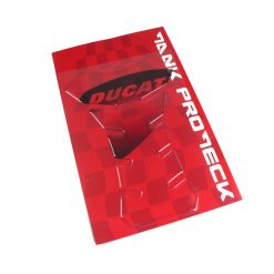 Tank Protektor 4R 3D RACING DUCATI in SUPER-TRANSPARENT mit Logo